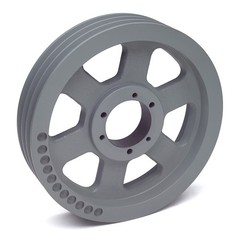 8-5V1030F V-Belt Sheave Pulley 8 Groove 10.20″ PD BLACKSTAR Cast Iron