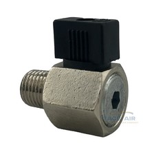 2 pack 1/4″ MNPT Ball Valve Style Air Tank Drain Moisture Water Petcock