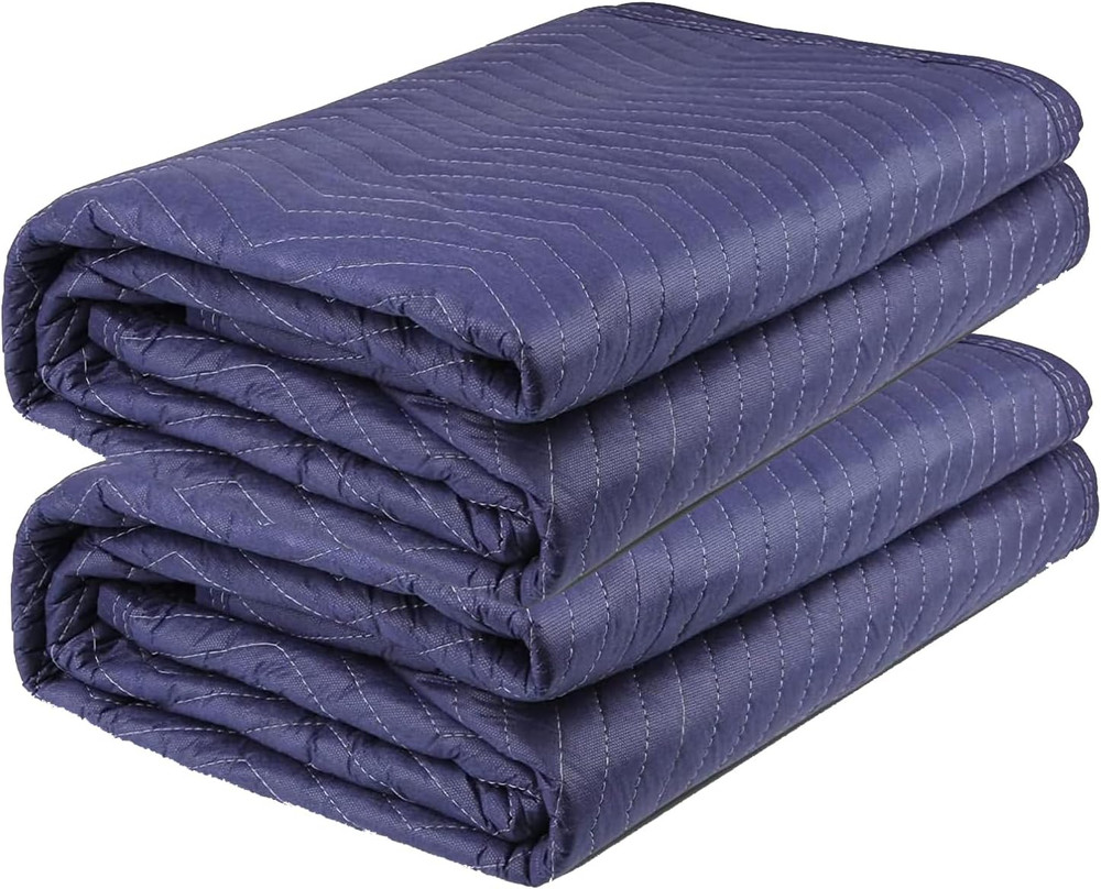 2 Pack Moving Blankets Heavy Duty 80″X72″ Quilted Packing Blankets for Moving