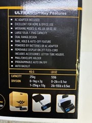 My Weigh Ultraship 55 Digital Shipping Scale 55 lb/25 kg Postal & Parcel Scale