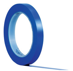 Vinyl Tape 471+, 1/8 in X 36 Yd, Indigo, 1 Roll, Fine Line Tape for Paint Maskin