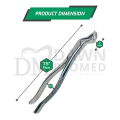 Dental Extracting Forceps 88L & 88R Molar Tooth Extraction Surgical German Grade