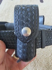 Uncle Mike’s Law Enforcement Belt With Extras Glock 17/22 Black Duty Medium M