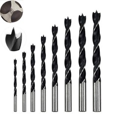 10Pcs 1/8 Inch Wood Brad Point Drill Bit Set Spur Point Woodworking Drill Bits