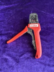 Molex Tool Hand Crimper 638190901A AWG 18-24 USED MADE IN SWEDEN