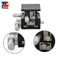 XYZ 3Axis Linear Stage Trimming Platform Bearing Tuning Sliding 60x60mm