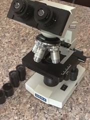 OMAX M82E 40X-2000X LED Binocular Compound Microscope + A3503S Digital camera LN