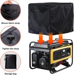 Outdoor Generator Cover 32x24x24 Inches, 600D Heavy-Duty Oxford Fabric, Dustp…