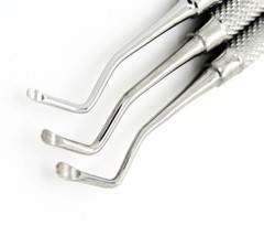 3 Pcs Professional Excavators Double Ended Premium Dental Instruments