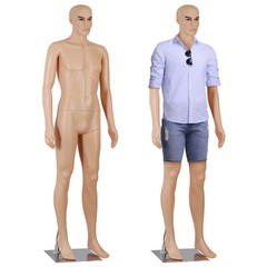Adjustable Male Mannequin Full Body Realistic Mannequin Dress Forms for Shop