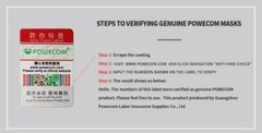 Black Powecom KN95 Protective Face Mask Respirator EUA Approved ✅10 PCS per bag