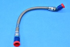 Eaton Aeroquip Aerospace-Grade Hose Assembly – 11.875” Length, 1500 PSI 9/16″