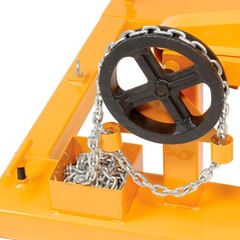 Global Industrial 1500 Lb. Capacity Forklift Tilting Drum Dumper