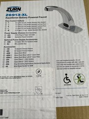 Zurn AquaSense Deck-Mount Sensor Faucet – Chrome (Z6913-XL)