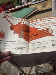 Allis Chalmers Model 100 Self Propelled Harvester Illustrated Advertisement