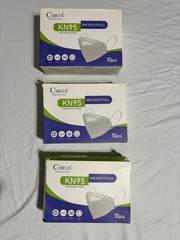 Careus KN95 Disposable Face Masks 10pcs One Size Fits All GB2626-2006