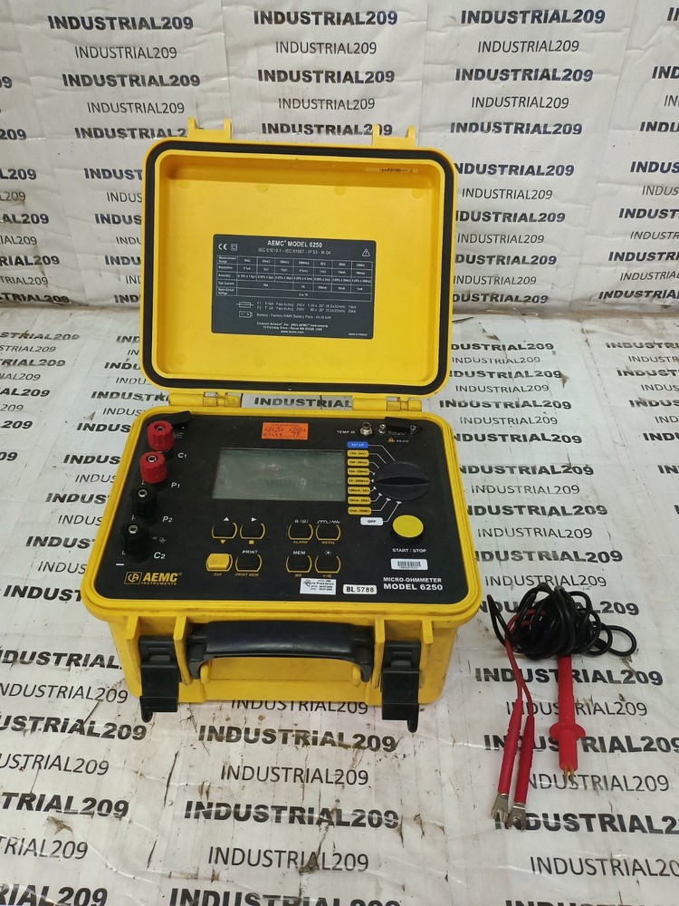 AEMC MICRO-OHMMETER 6250 (NO POWER CORD)