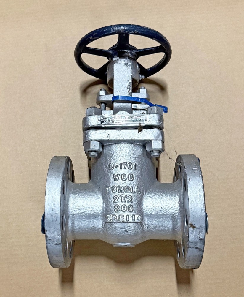 POWELL 2.5″ Class 300 CR13 HF 316 STAINLESS STEEL BALL VALVE WC8 2-½”