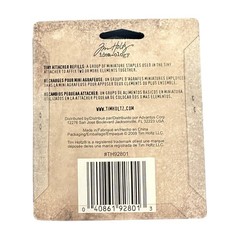 Idea-Ology Tiny Attacher Refill Staples .25″ 1,550/Pkg- 0.25 inches, silver