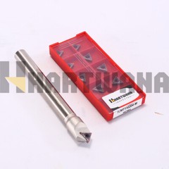 45 Degree Chamfering Milling Cutter 1 Flute With Carbide Inserts TCMT110204