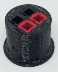 Power Pole Dual Connector Panel Mount Bare or w/ 30A/45A Terminals & Dust Cover