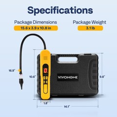 HVAC Refrigerant AC Sniffer Freon Leak Detector Max Sensitivity up to 0.07oz./yr