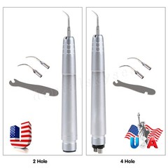 USA Dental Ultrasonic Air Perio Scaler Handpiece Hygienist 2 & 4-Holes 3 Tips CE