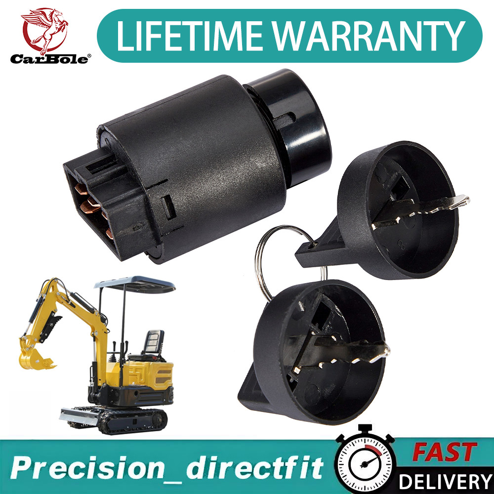 Mini Excavator Ignition Switch Key Fits for AGT Typhoon China Mini Digger New