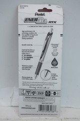 Pentel EnerGel RTX 4 PACK Liquid Gel Pens 0.5mm Fine – Needle Tip – Blue Ink 4pk