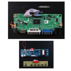 15.6inch 1920×1080 1000nit Outdoor LCD Screen HD DVI VGA LCD Board Metal Casse