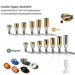 ZEST Locator Titanium Abutment for Hiossen ET Mini Regular Implant Screws Legacy