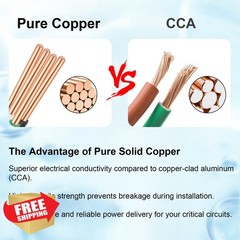 XRDS -RF 14/3 Metal Clad MC Cable 75FT, 14/3 Electrical Wire 3 Conductor Armo…