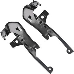 2PCS Hood Hinge Set Black Steel Replacement for 2016-2021 Civic 60120TBAA00ZZ 60