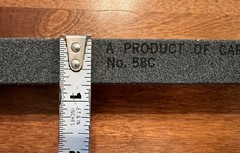 Carborundum Silicon Carbide Fine Rectangular Sharpening Stone 10” No. 58C