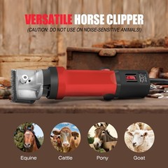 600W Heavy Duty Horse Clipper 6-Speed Electric Livestock Body Grooming