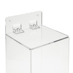 Okuna Outpost Wall Mount Glove Dispenser – 5 x 4.5 x 8.5 In, Clear