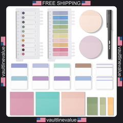 Mr. Pen- Transparent Sticky Notes Set, 1000 Sheets, Transparent Sticky Notes