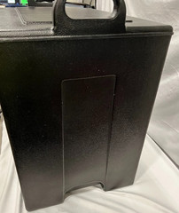 Choice Black Front Loading Insulated Food Pan Carrier-5 Full Size Pan Capacity