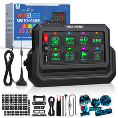 Multifunction 12 Gang Wireless Switch Panel RGB Circuit Relay Box Remote Control