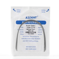 10X AZDENT Dental Orthodontic Super Elastic Niti Arch Wires Round Natural Form