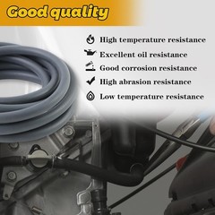 3/16 Inch ID Fuel Line Hose 10 Feet for Small Engine Genera Size: 3/16 ID-10ft