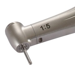 LED Dental 1:5 Fiber Optic Contra Angle Handpiece Red Ring NSK Ti-MAX X95L Style