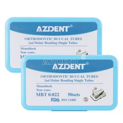 22 Types AZDENT Dental Buccal Tubes 1st/2nd Molar Roth/ MBT 022/018 Monoblock