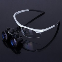 3.5X Dental Loupes 3W Portable LED Head Light Medical Surgical Glasses Loupe