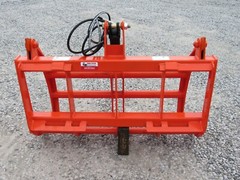 48″ Root Rake Clam Grapple and 42″ Long Pallet Forks Attachment ComboQuickAttach