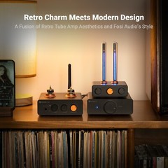 Fosi Audio Colorful Music Rhythm Light Bar Audio Spectrum Analyzer Display RGB