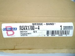 CARLISLE – R5VX1700-4 – 5V Power Wedge COG BAND BELT- 4-RIB – (NEW in BOX)