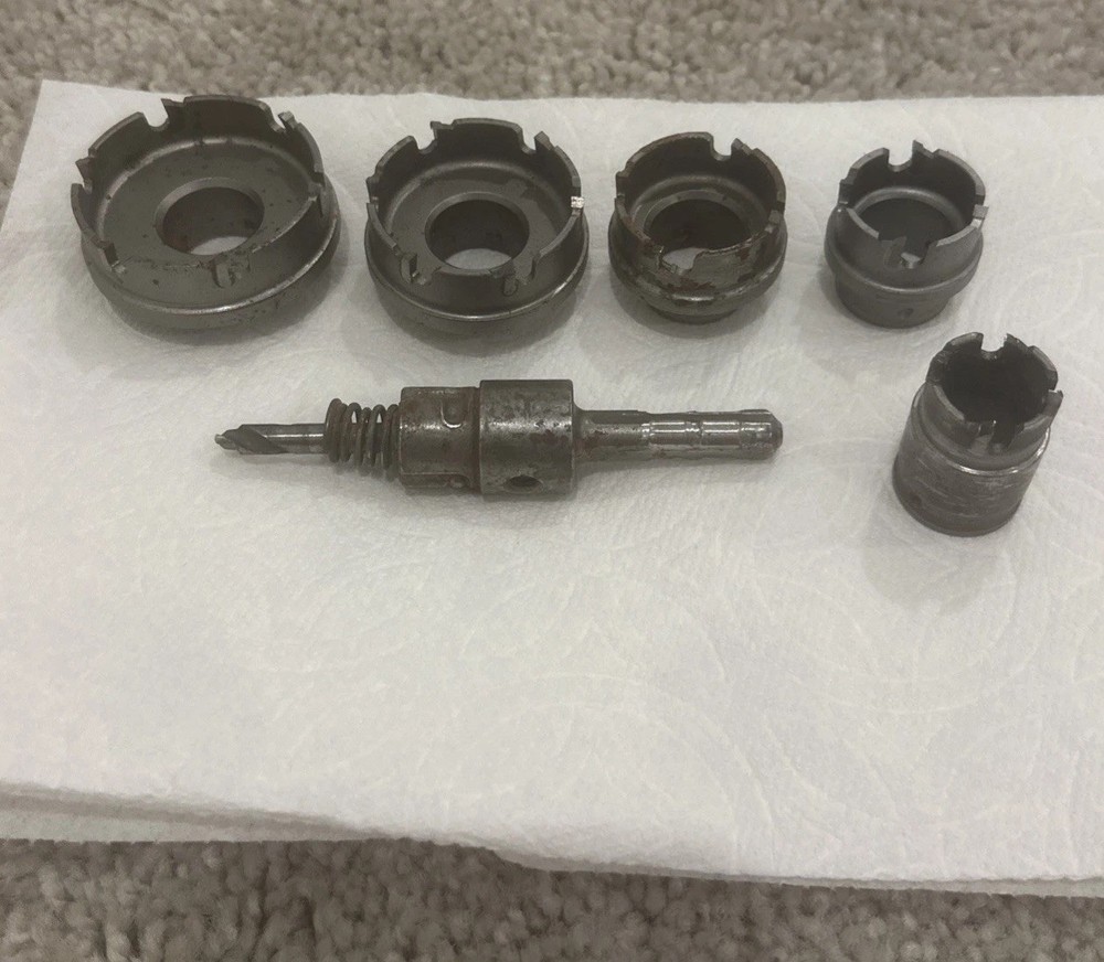 Greenlee 660 Quick Change carbide tipped hole cutter kit, 1/2″-1 1/2″