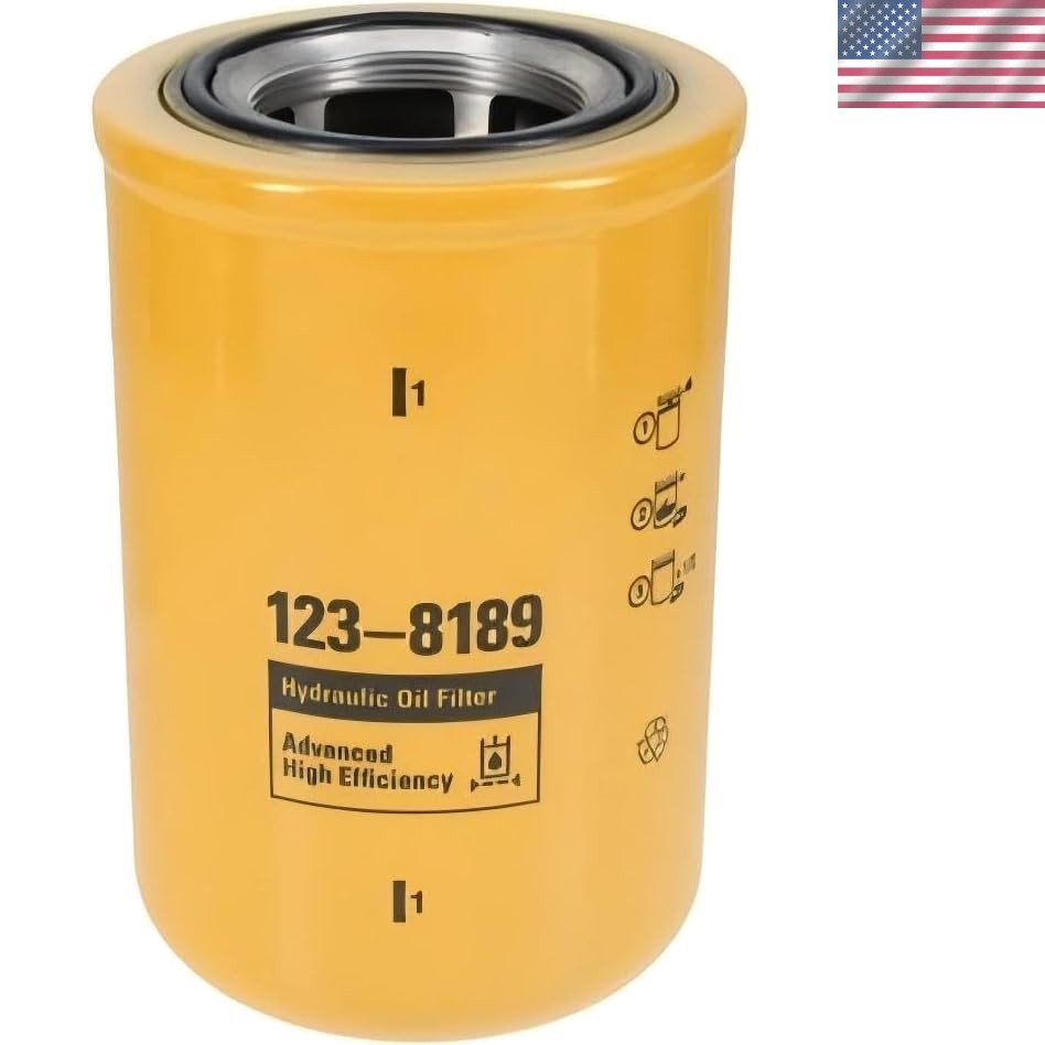Vehicle-Specific Hydraulic Oil Filter 123-8189 for Caterpillar & JLG Models