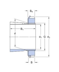 H2330 Bearing Adapter Sleeve with Lock Nut & Washer